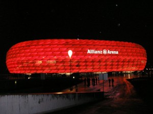 Foto vom Fußballstadion Allianz Arena 